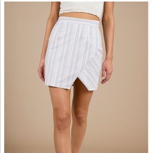 Grey Multi Stripe Skirt